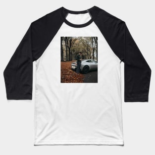 Autumn Road Baseball T-Shirt